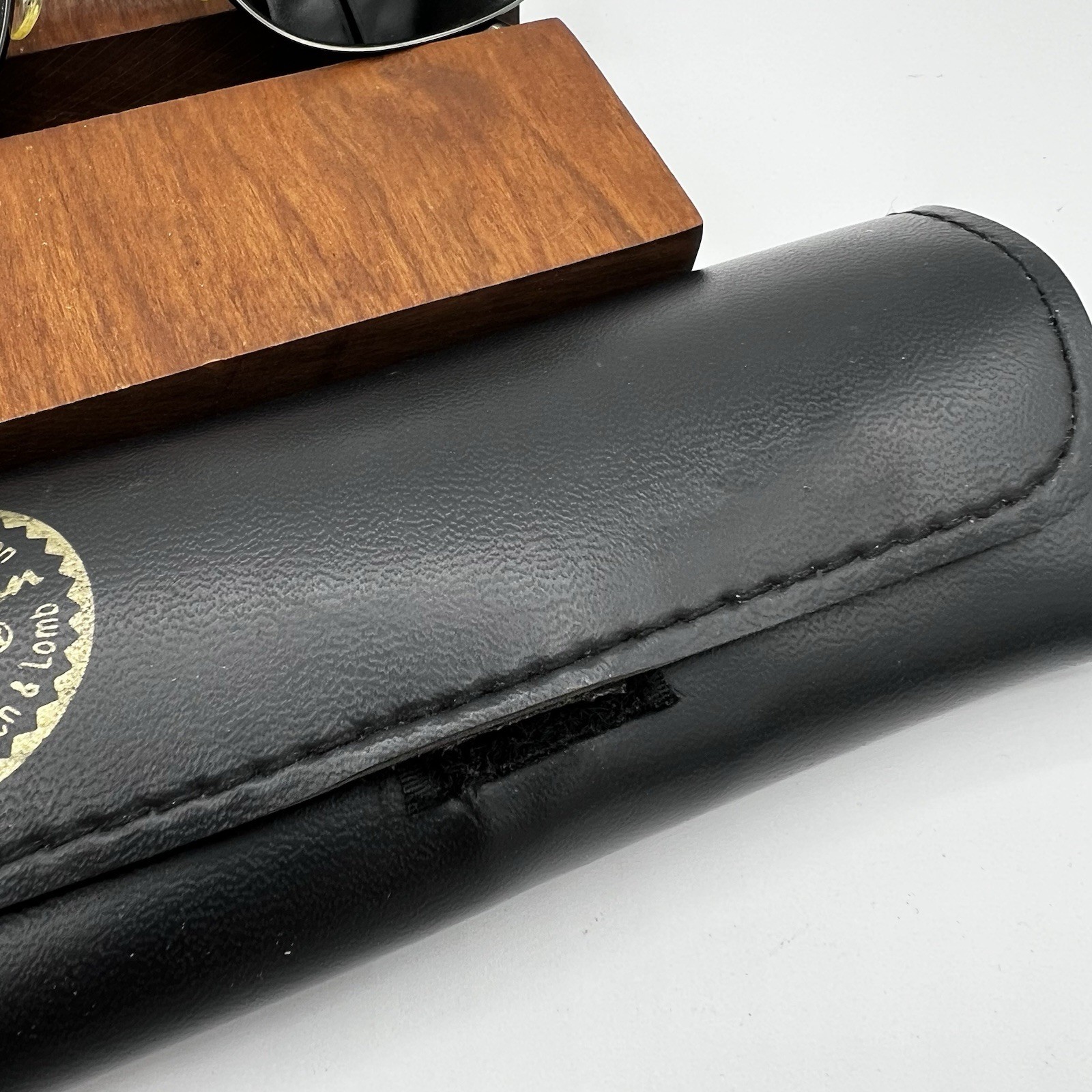 58[]17mm VINTAGE B&L RAY BAN WO965 G15 BLACK CHROME EXPLORER AVIATOR SUNGLASSES