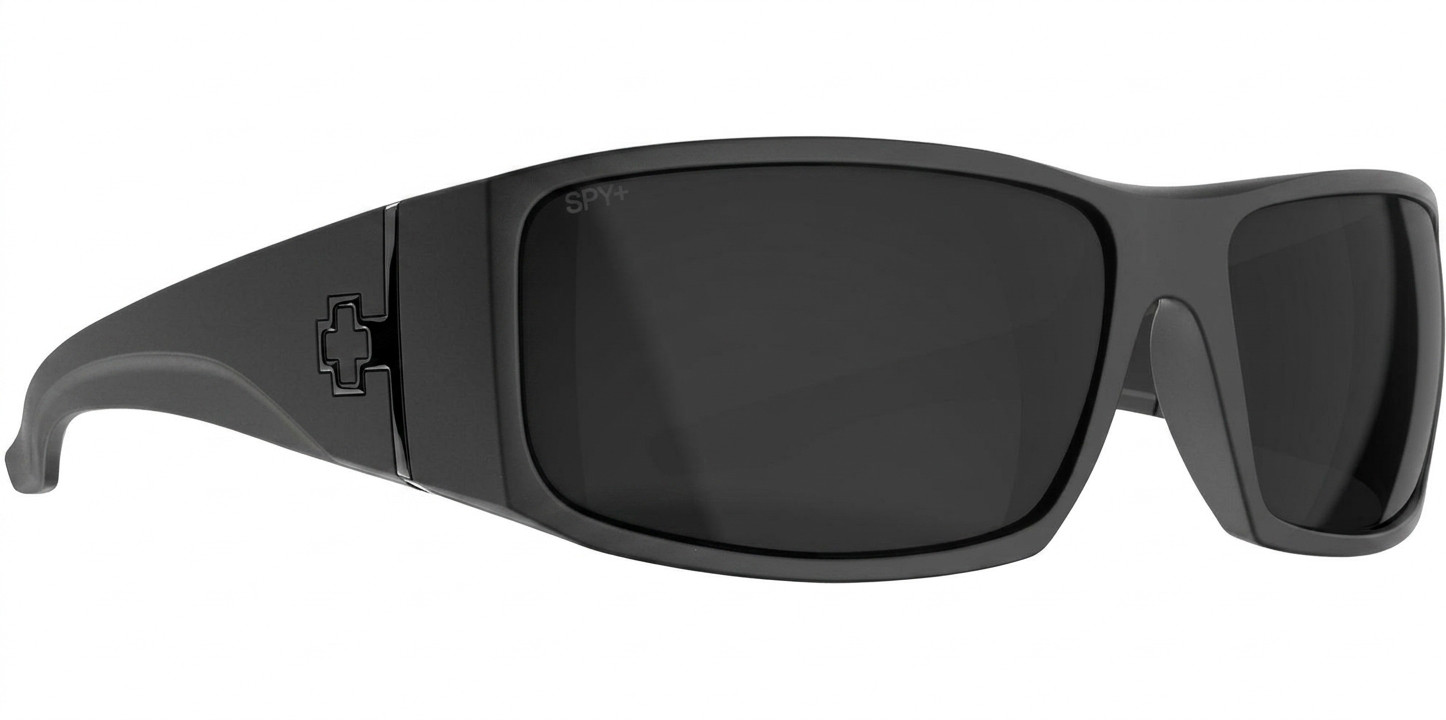 Spy Cooper XL Polarized Matte Black Sport Wrap – 670036374135