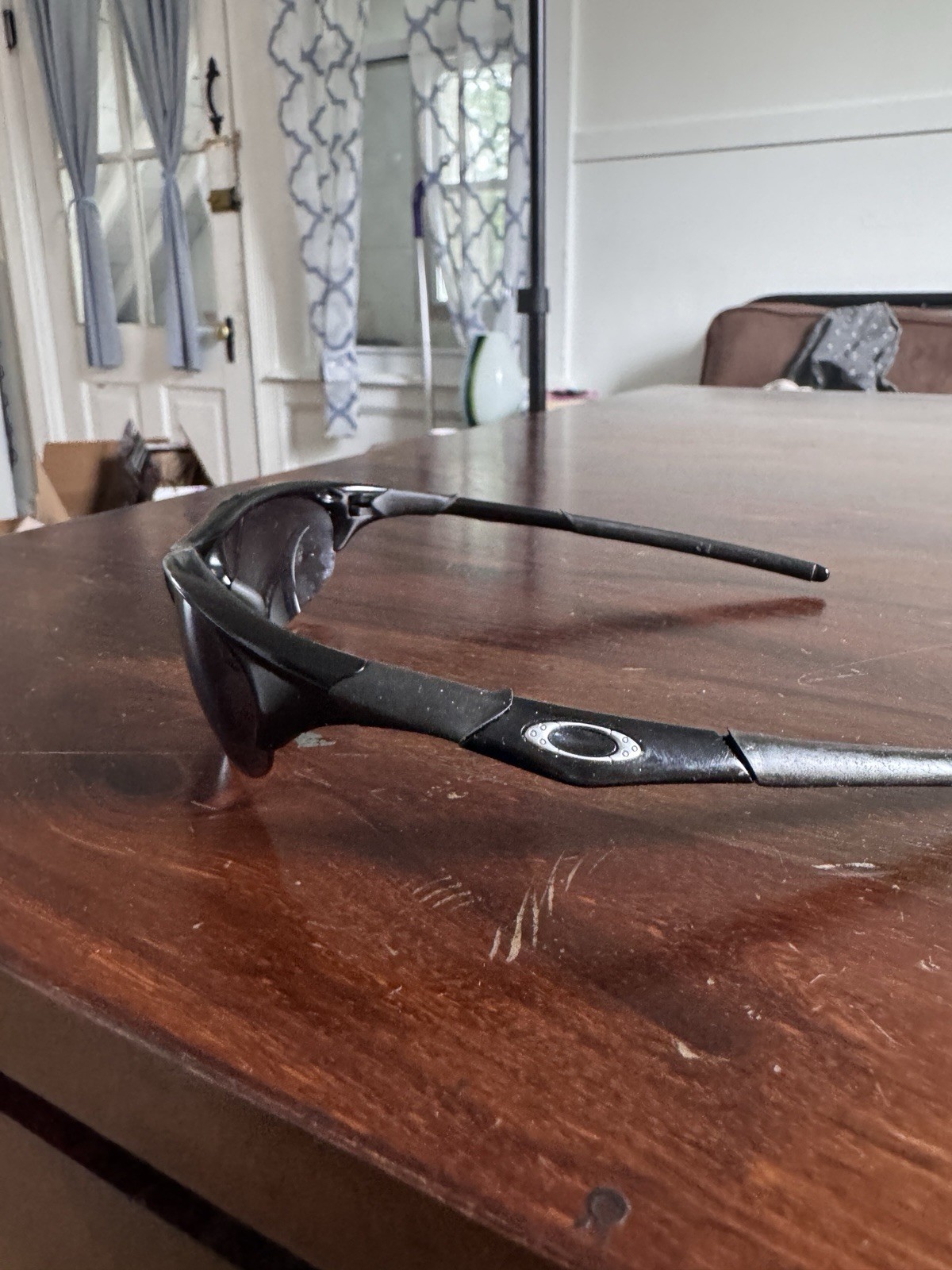 Oakley Half Jacket 1.0 Vintage Y2K Black Polished Iridium Sunglasses Made in USA