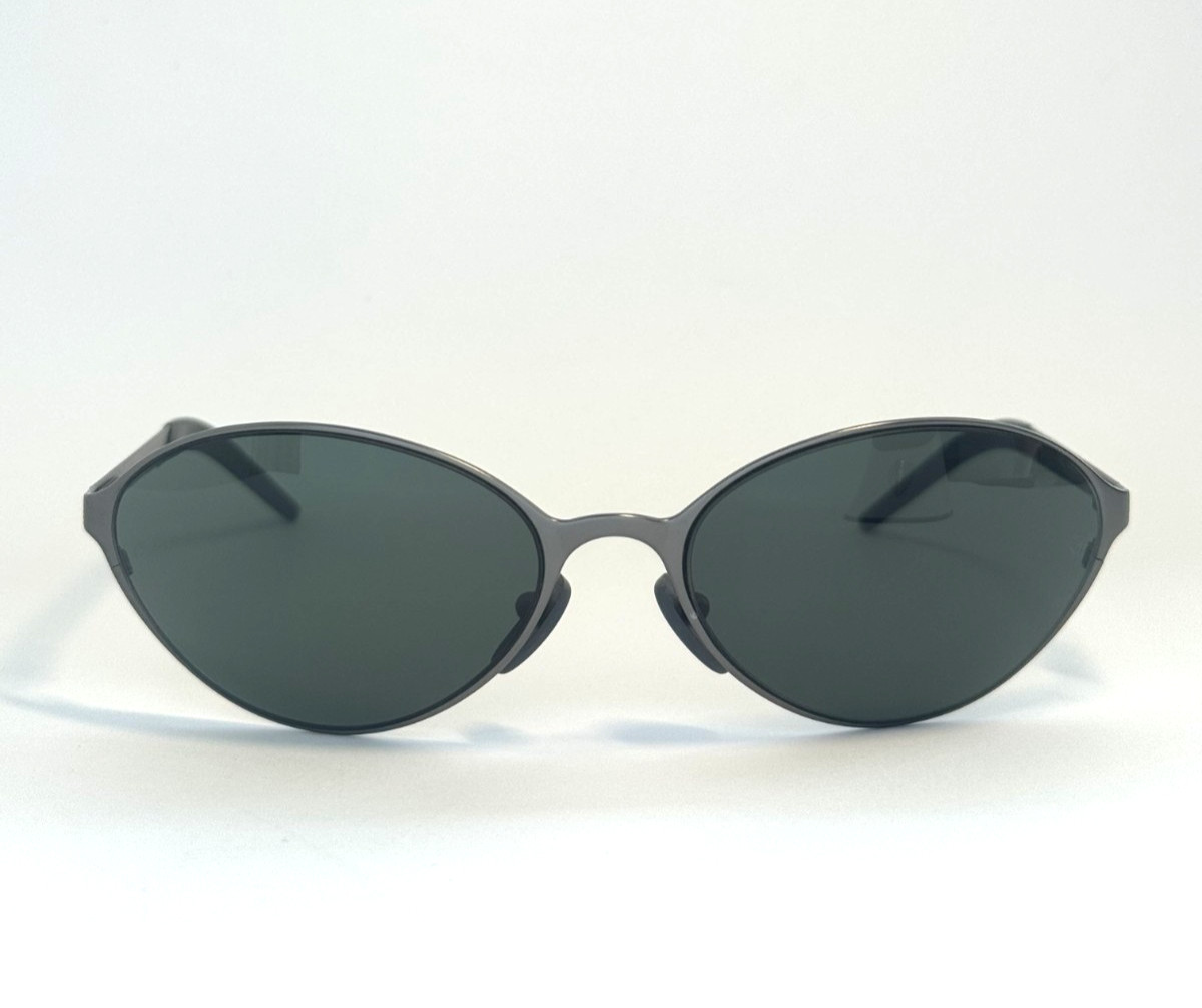 Vintage Giorgio Armani GA 1520 Sunglasses Metal Wrap Oval Frame Made in Italy
