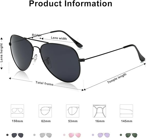SUNGLASSES Aviator Mirrored Mens Womens UV400 New Lens Frame Color Retro Vintage