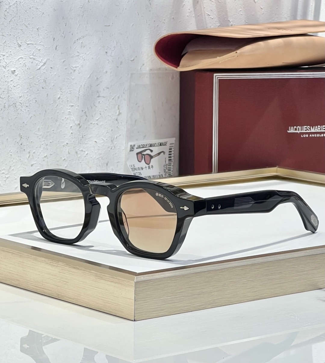 JACQUES MARIE MAGE ZEPHYRIN Luxury Vintage Eyeglasses Tortoise 44-25-146