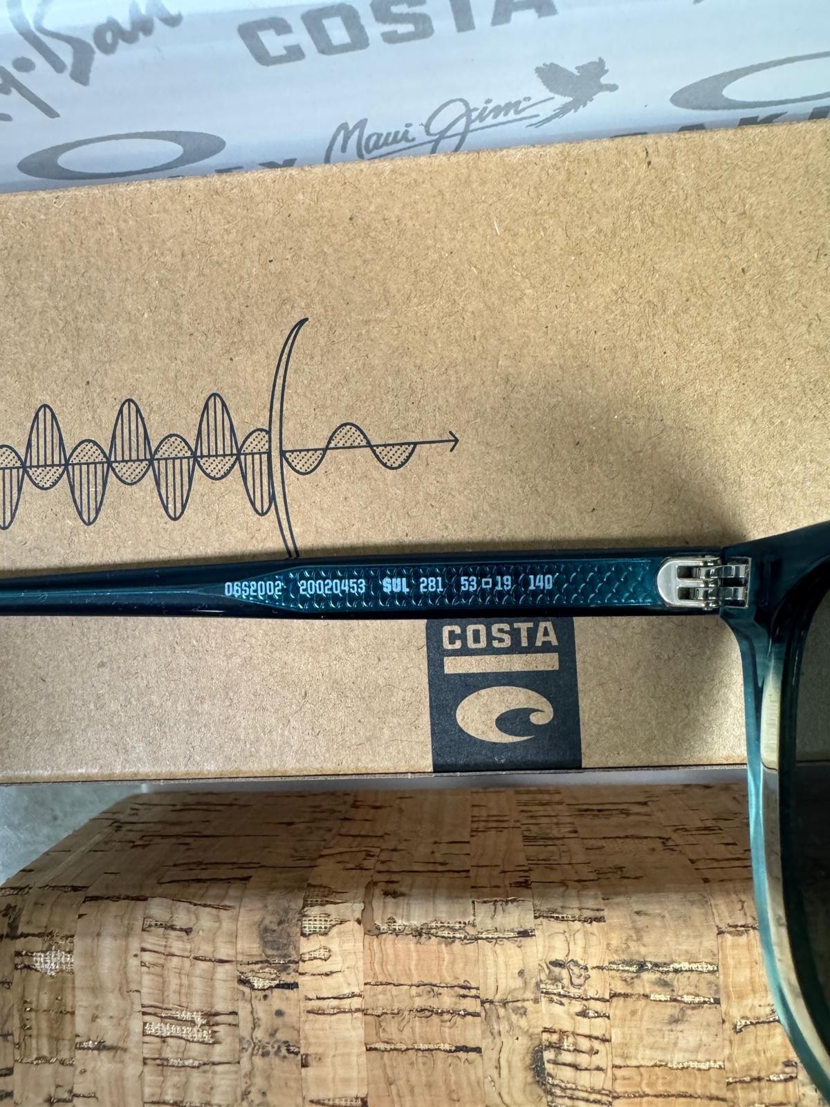 COSTA | NEW | SULLIVAN | 2002 – 04 | SHINY DEEP TEAL FADE | GREY SILVER MIRROR 5