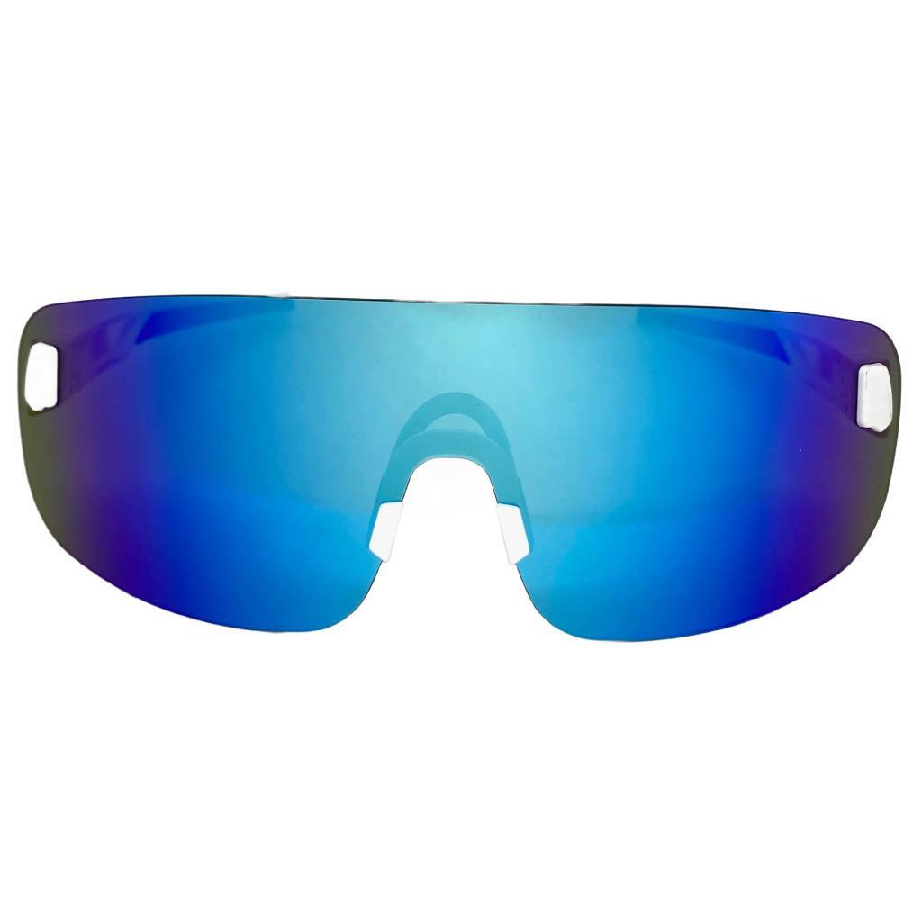 SPORTY WRAP AROUND Biker Cycling Shield SUNGLASSES Lightweight Flexible Frame C4