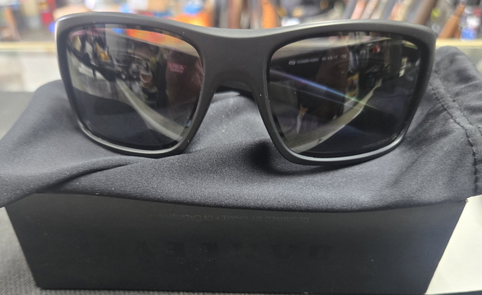 Oakley Turbine 0009263 Black Frame Prizm Gray Polarized Rectangle Sunglasses
