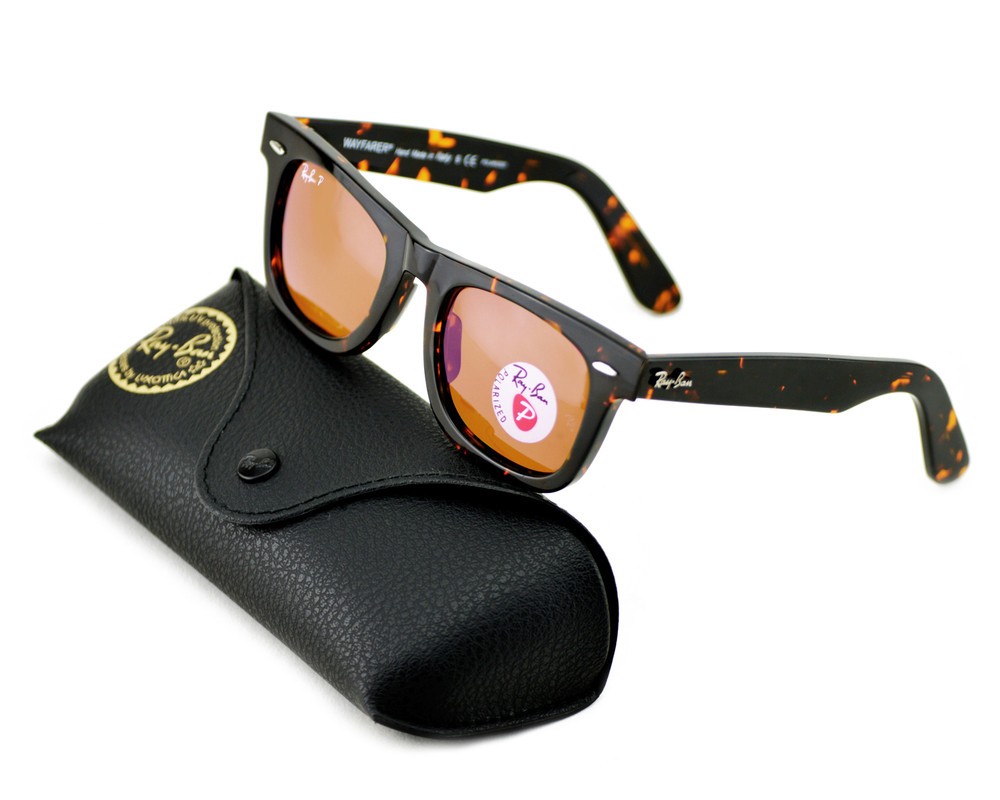 Ray-Ban Sunglasses RB2140 Original Wayfarer Tortoise Frame Brown Lenses 50mm