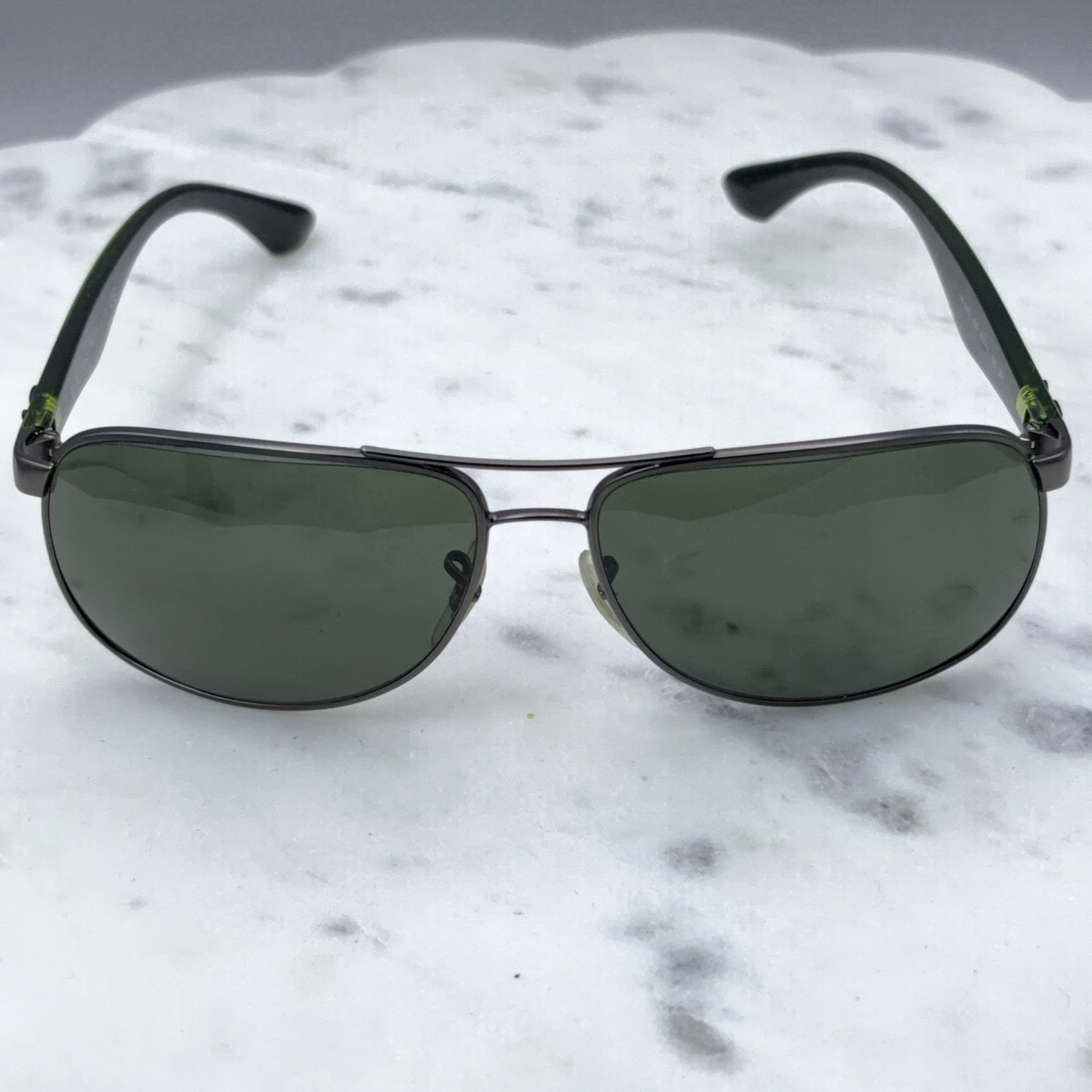 Ray-Ban RB3502 029 Matte Gunmetal Full Rim Square Aviator Sunglasses Frames Only