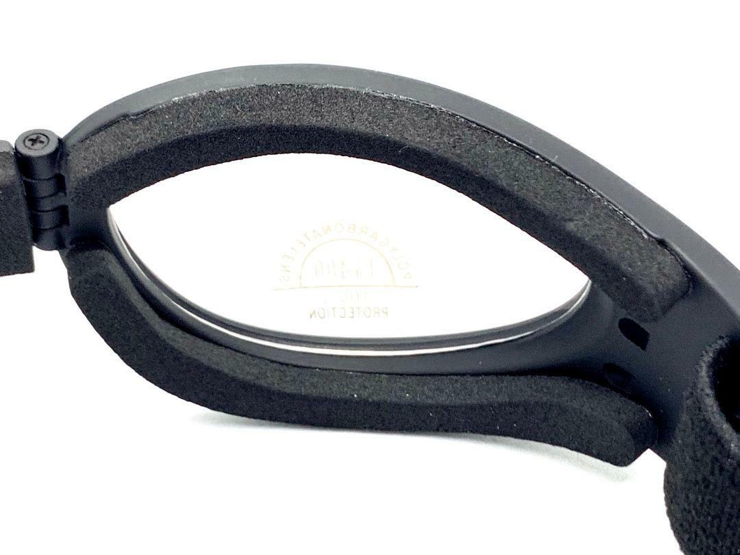 MOTORCYCLE Riding Padded Folding Pocket GOGGLES Protective Eyewear Clear Lens