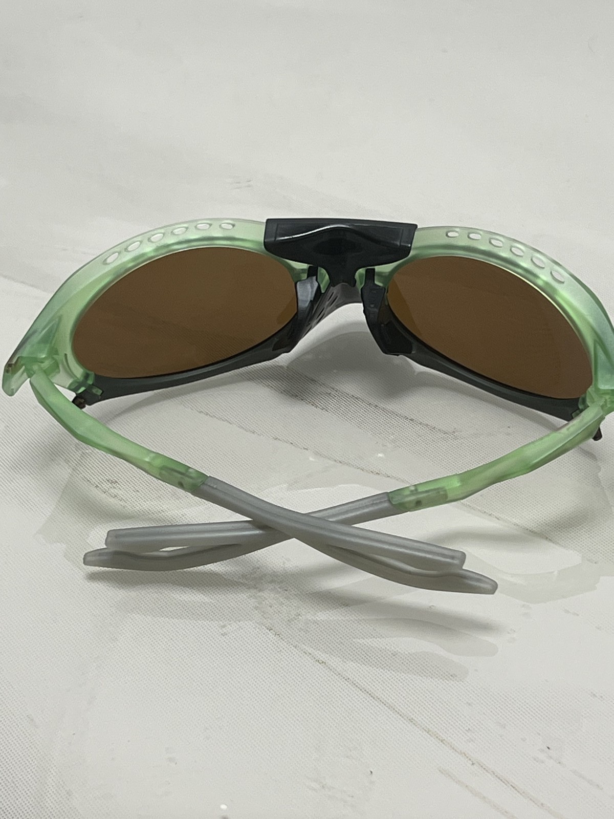 Oakley PLANTARIS Sunglasses OO9437-0363 Matte Transparent Fern W/ PRIZM Tungsten