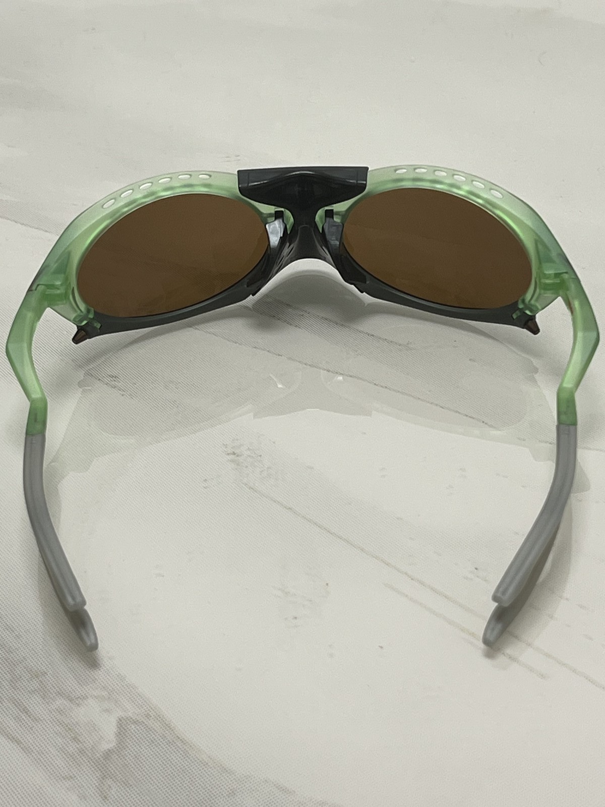 Oakley PLANTARIS Sunglasses OO9437-0363 Matte Transparent Fern W/ PRIZM Tungsten