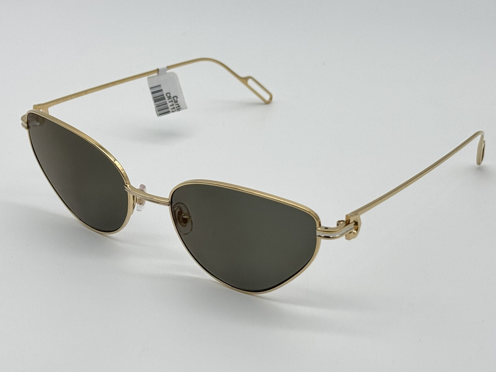 PREMIERE C DE CARTIER CAT-EYE SHAPE SUNGLASSES CT0155S NEW 100% GENUINE RP $1425