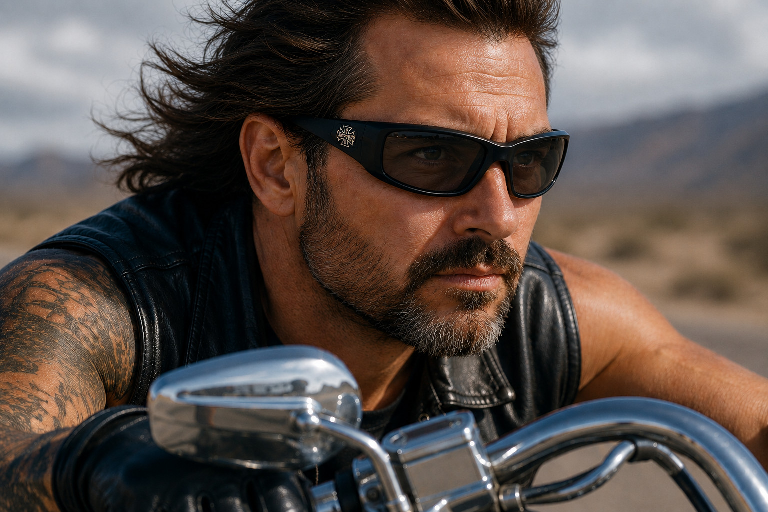 Transitional Motorcycle Sunglasses Photochromic Day Night Wind Resistant Glasses