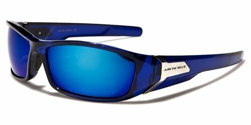 Arctic Blue Mirrored Men Sport Sunglasses Cycling Baseball Ski Snowboard