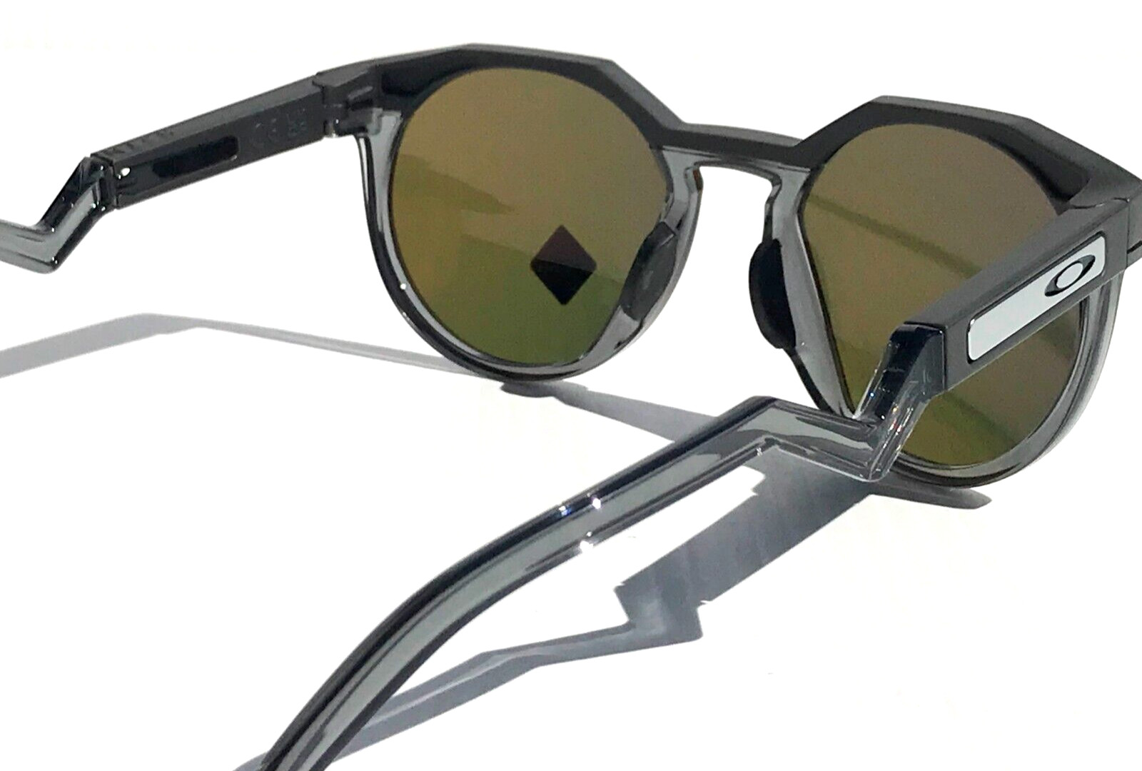 NEW Oakley HSTN Matte Carbon Grey Frame PRIZM Ruby Lens Sunglass 9242-02