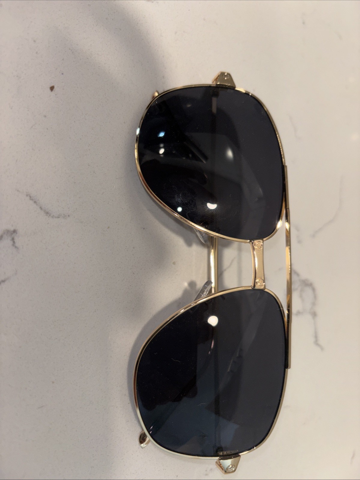 Gold Men’s Sunglasses 59mm 18mm 140mm Gold Cartie replicas ! New No Tags !