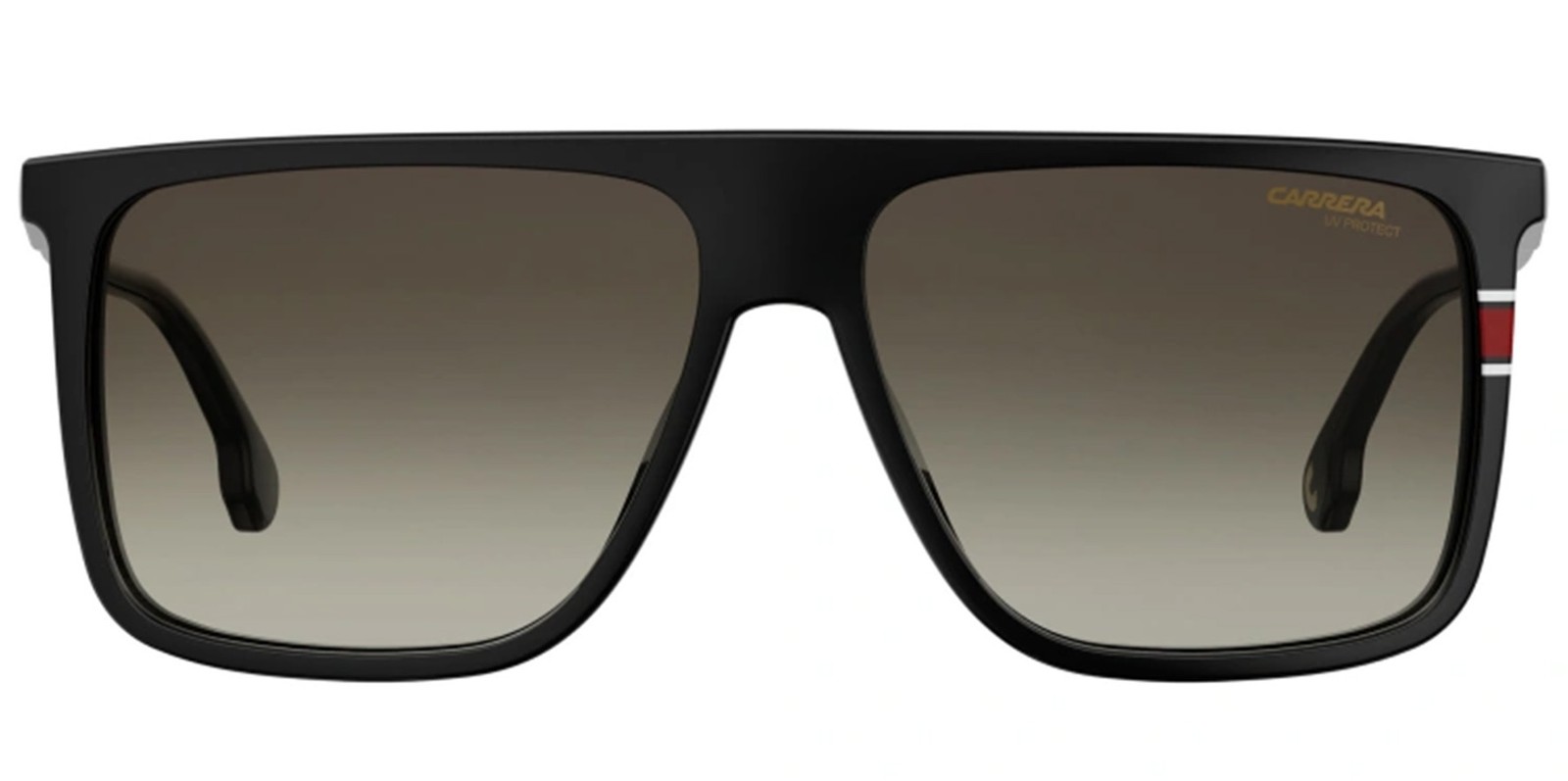 Carrera Men’s Black Flat-Top Square Sunglasses w/ Gradient Lens CA172NS-0807-HA