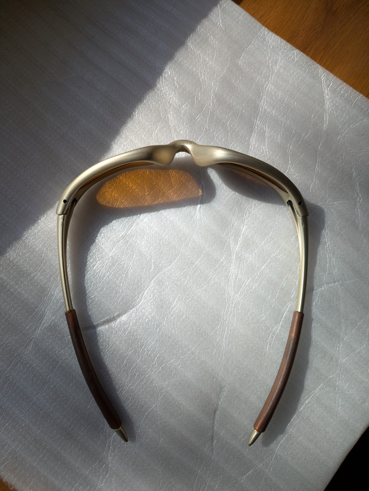 Oakley Minute 1.0 gen 2 FMJ Platinum Frame Gold Iridium Lens Gold iridium 04-082