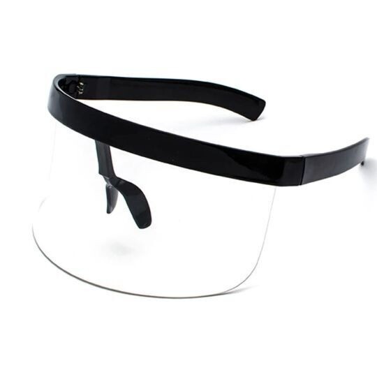 Protective Face Shield Full Cover Visor Glasses/Sunglasses Anti-Fog ClearSingle
