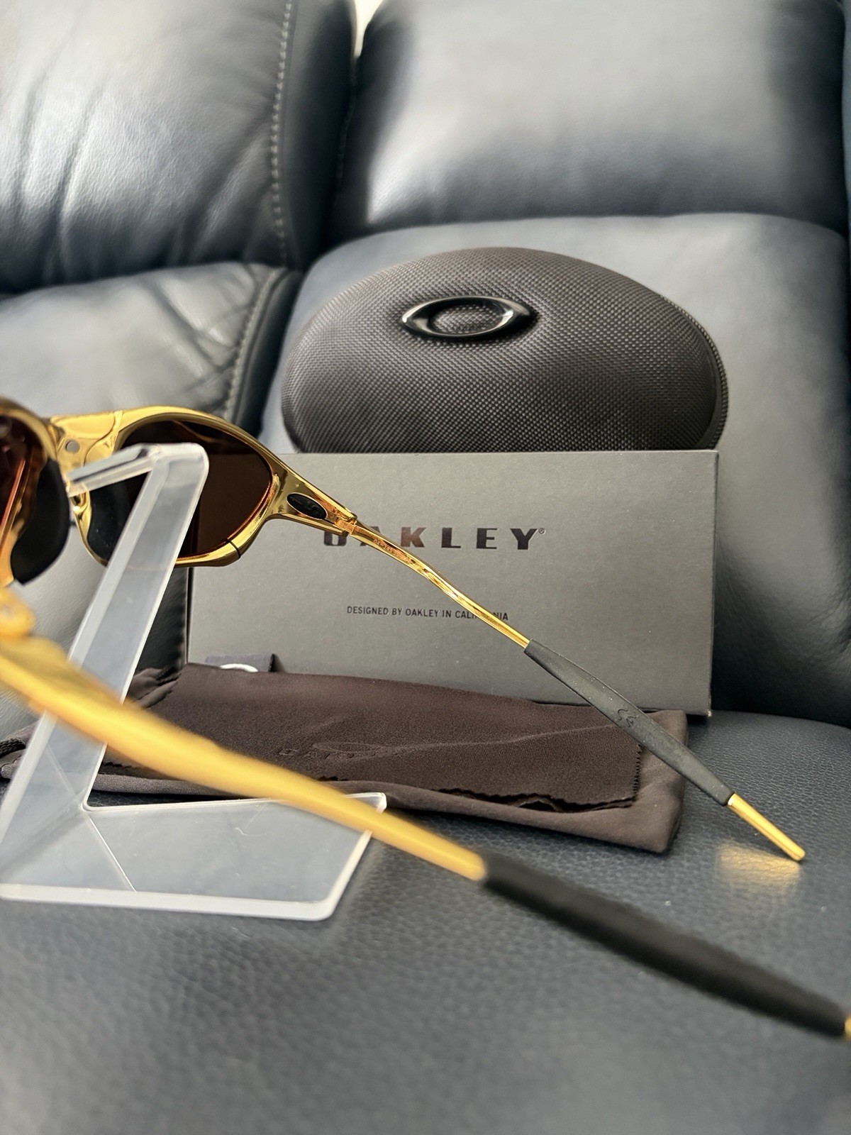 Oakley X-Metal Juliet 1.0 Sunglasses Gold Frame/Gold Lenses Brand New