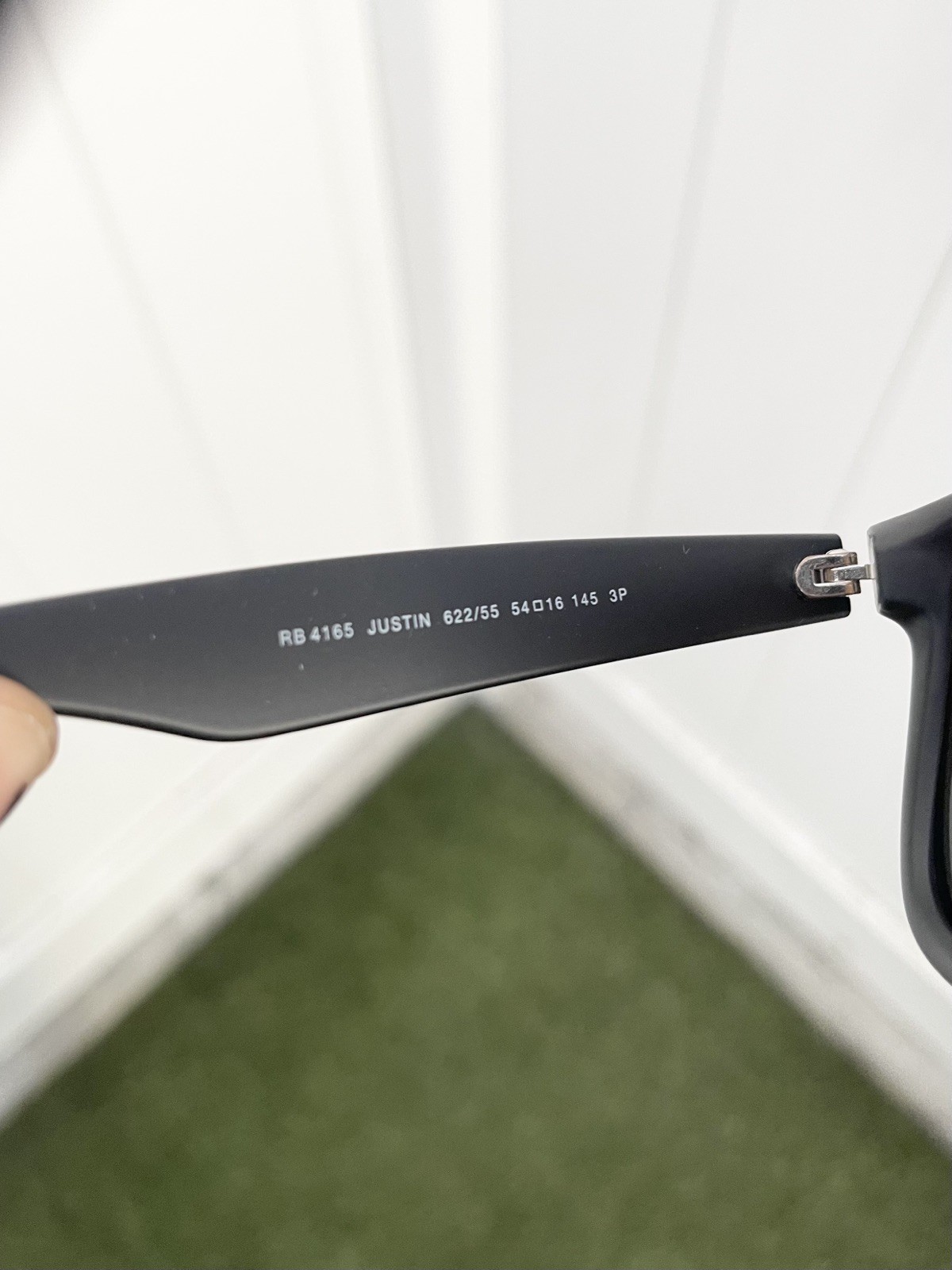 NEW Authentic Ray Ban Polarized Justin RB4165 4165 Black Blue Flash Lens 54/16