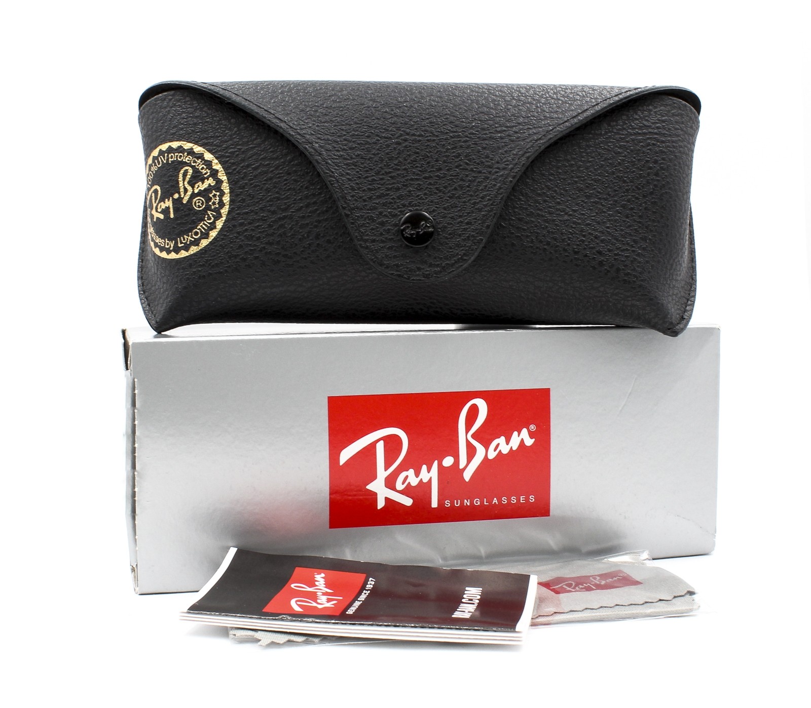 Ray-Ban Wayfarer Reverse Sunglasses RBR0502S Shiny Black Light Green 50mm w/case