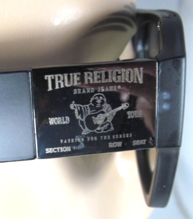 TRUE RELIGION Mens Matte Blue Translucent WORLD TOUR Sunglasses TRM1872-9JS-G15