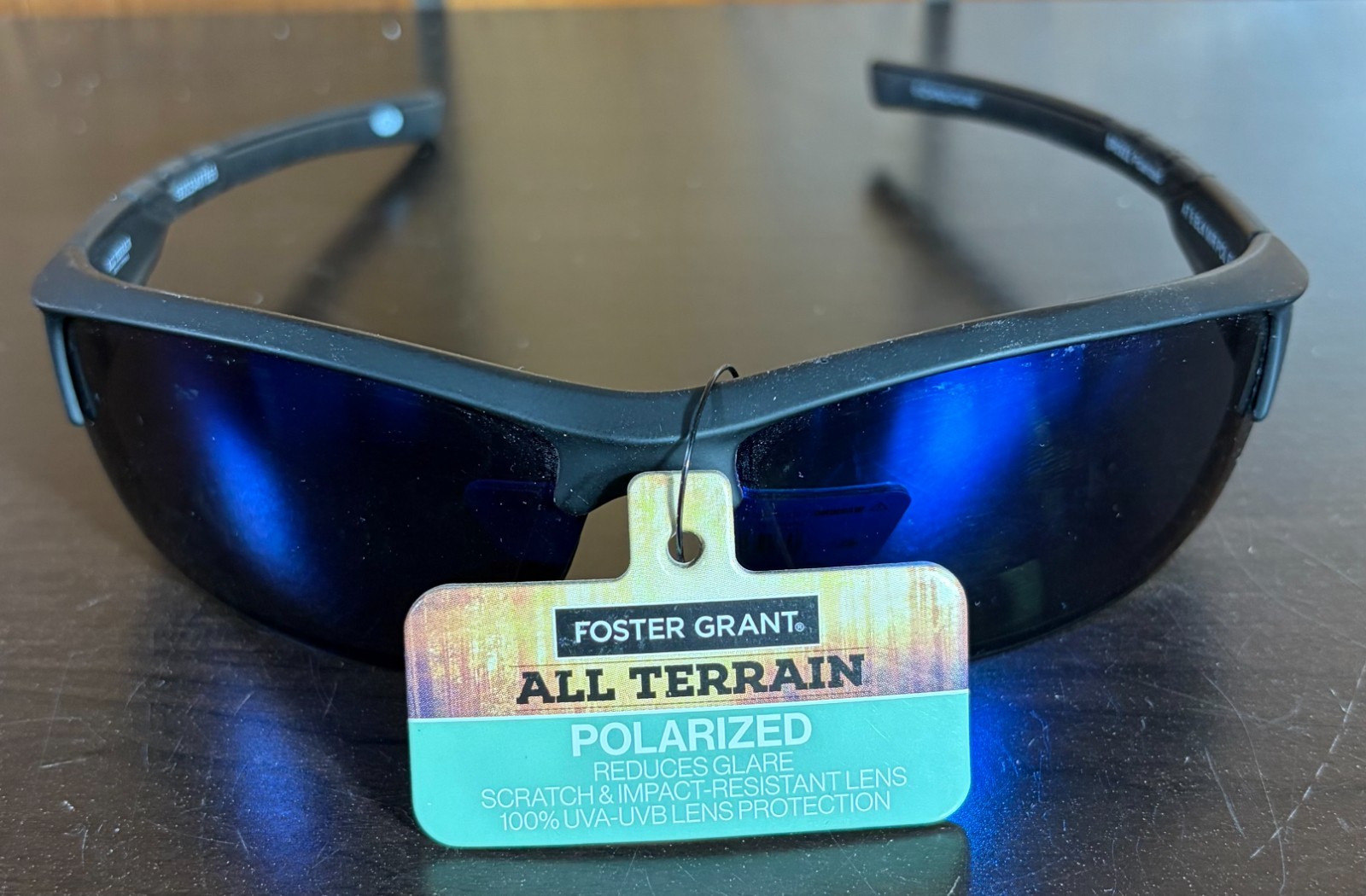 NWT Foster Grant All Terrain 9 Black POL Sunglasses NEW Summer Beach Vacation