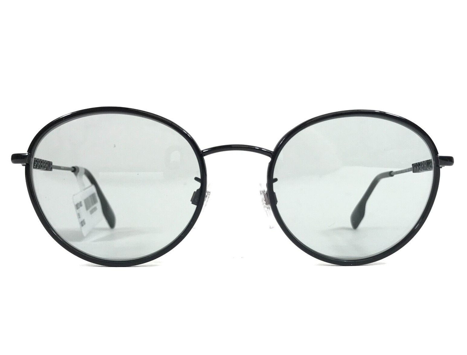 Burberry Sunglasses B3148-D 1001/87 Black Round Frames w/ Gray Lenses 51-20-140
