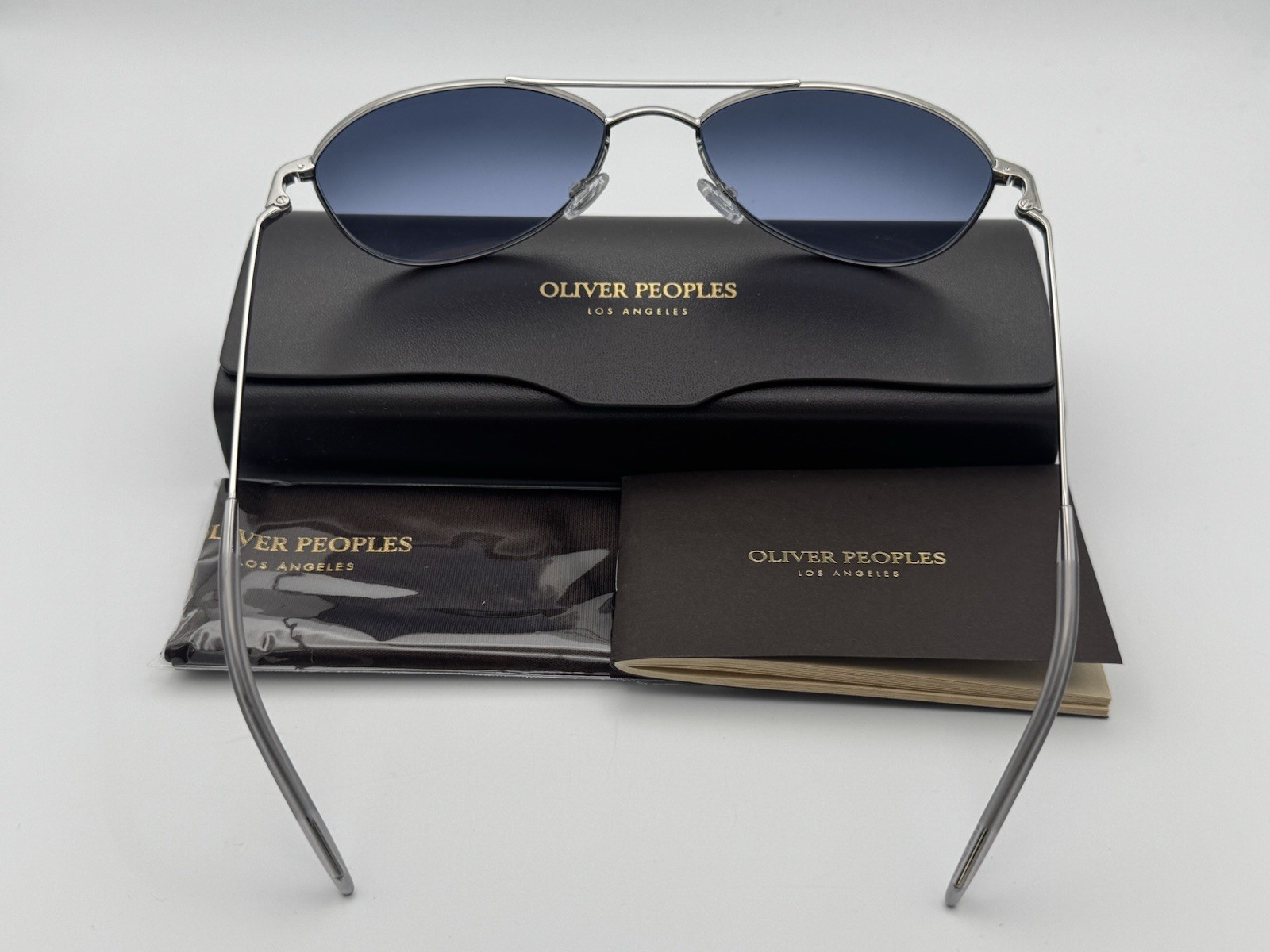 Oliver Peoples OV1358S 5036Q8 – AERO II – Silver / Marine Gradient (57MM)