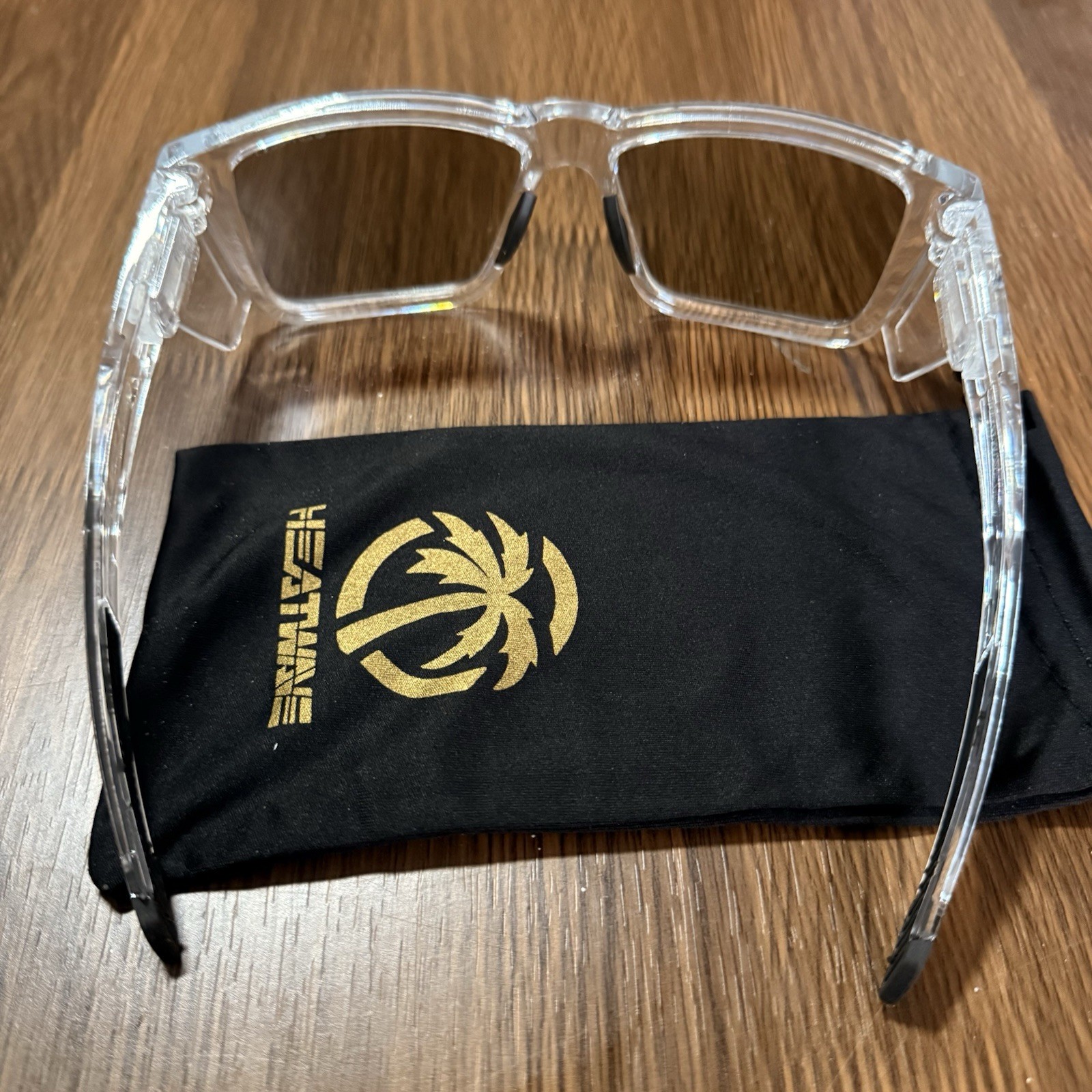 Heatwave z87 Fotochromic 50/50 for woman and men transparent plastic frame