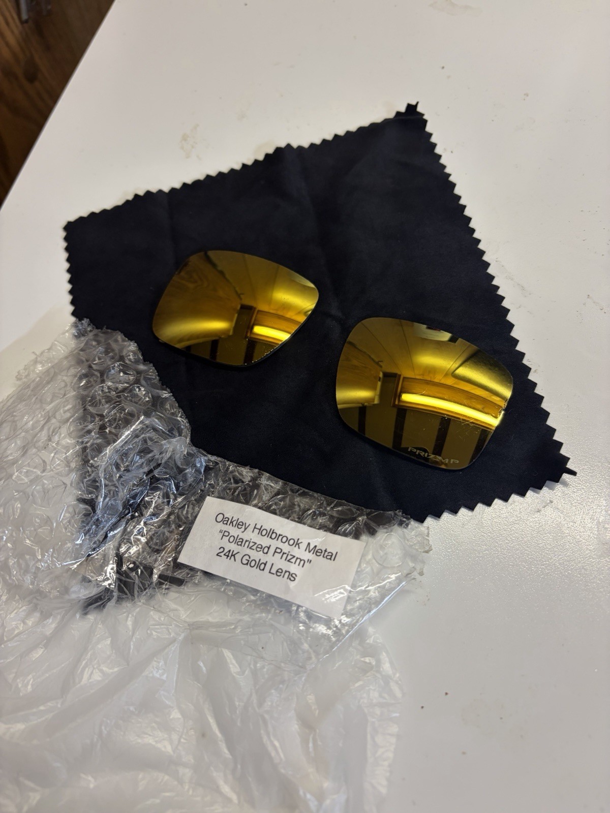 Oakley Holbrook Metal 24K Gold Polarized Prizm Lenses