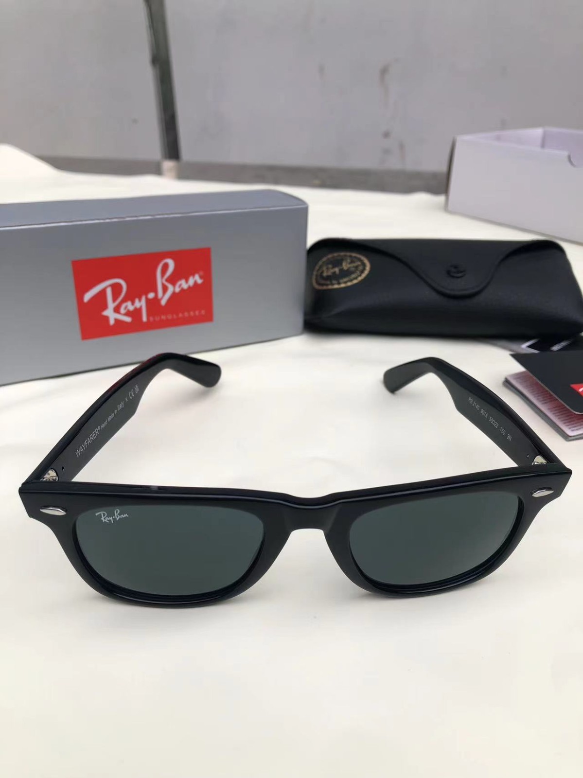 Store Display Rayban Wayfarer Black RB2140 Standard 50mm Men / Women