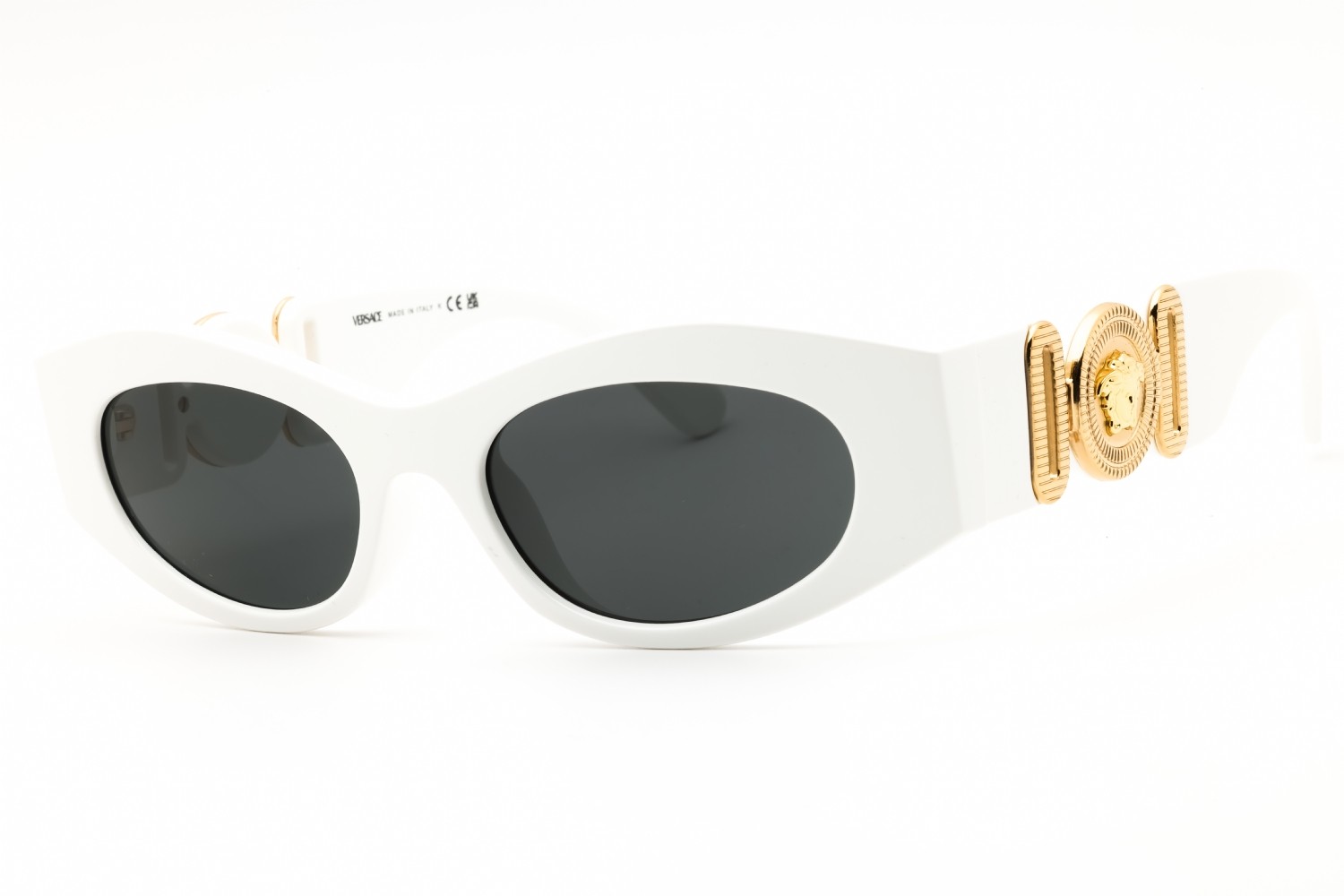 VERSACE VE4480U 314 87 Sunglasse White Frame Gray Lenses 51mm
