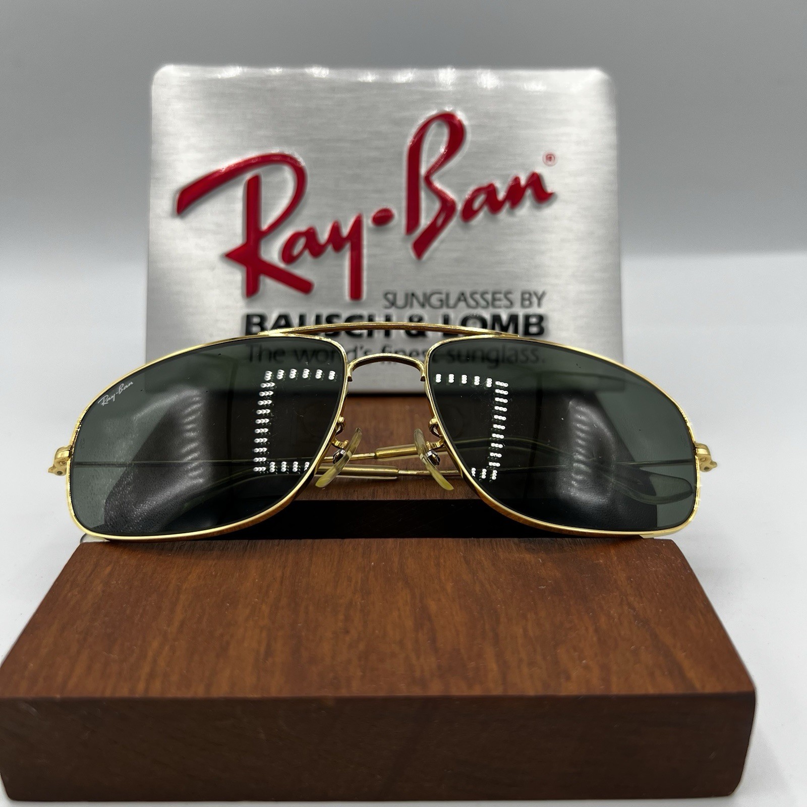 58[]17mm VINTAGE B&L RAY BAN W0962 GEP G15 UV EXPLORER AVIATOR SUNGLASSES