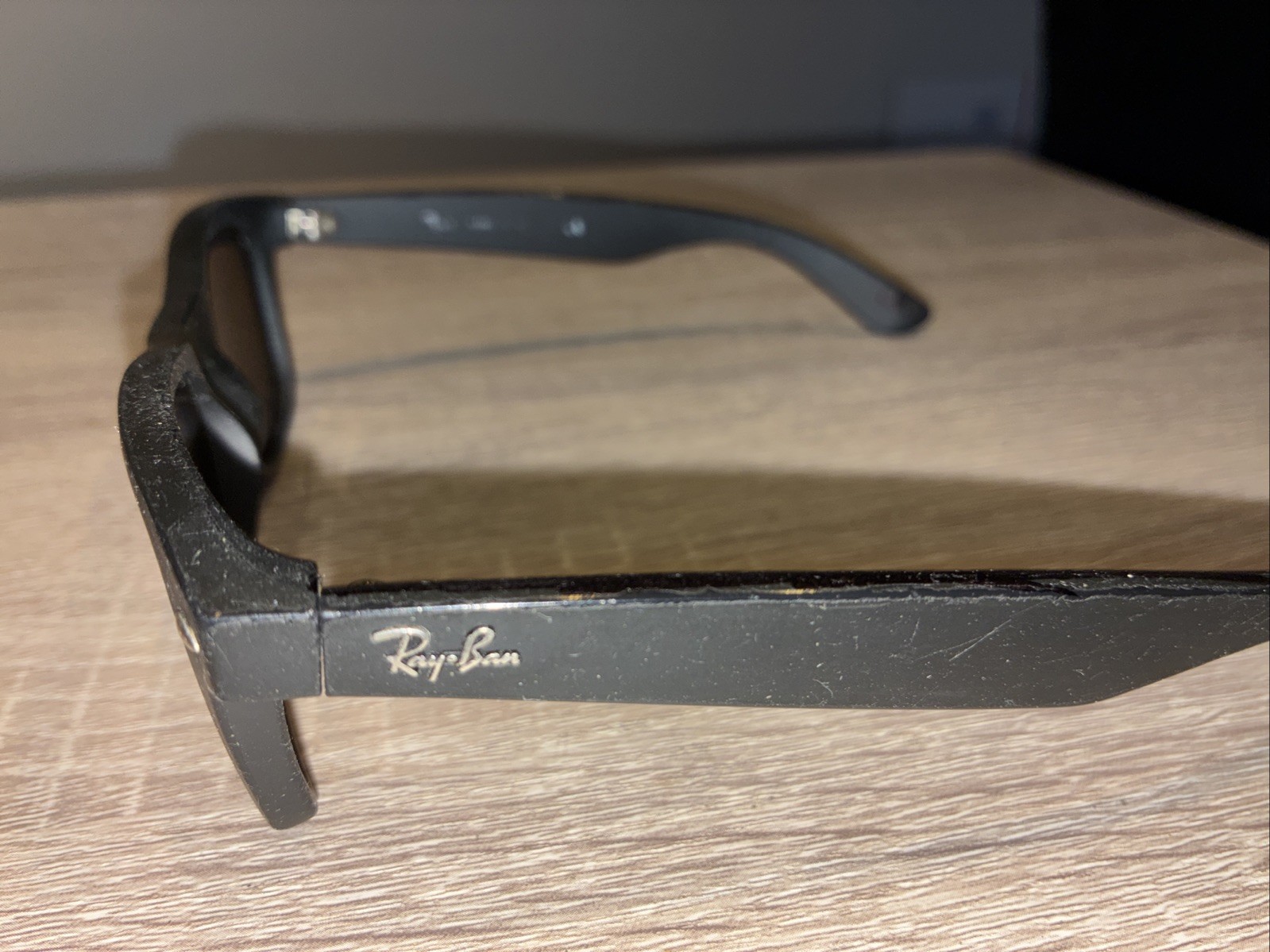 RAY-BAN RB2132 NEW WAYFARER ( Frames Only ) 6462/31 RUBBER BLACK #S23