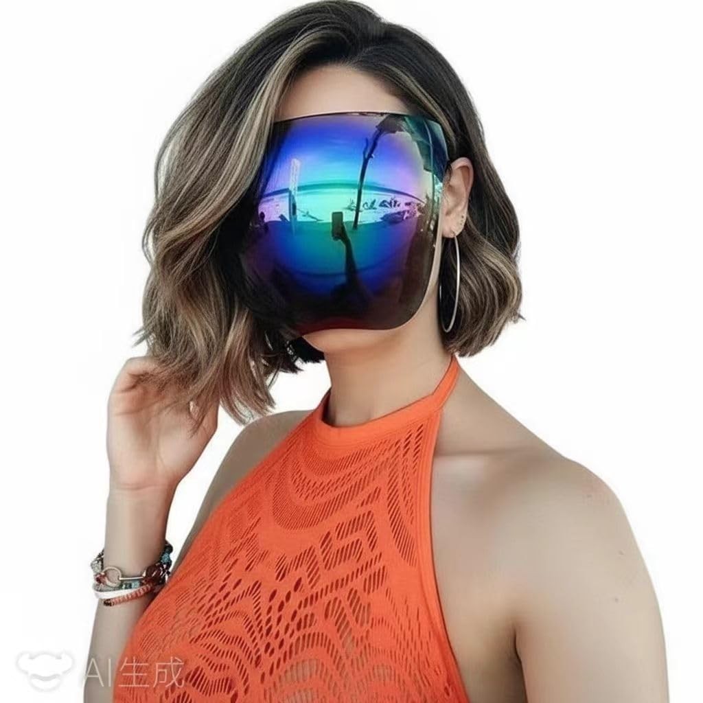 Full Face Sunglasses Shield, Anti-fog, Visor Sun Protection, Oversized Covera…
