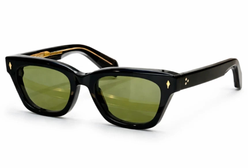 Jacques Marie Mage DEALAN Black/Green Sunglasses 49-22-146mm