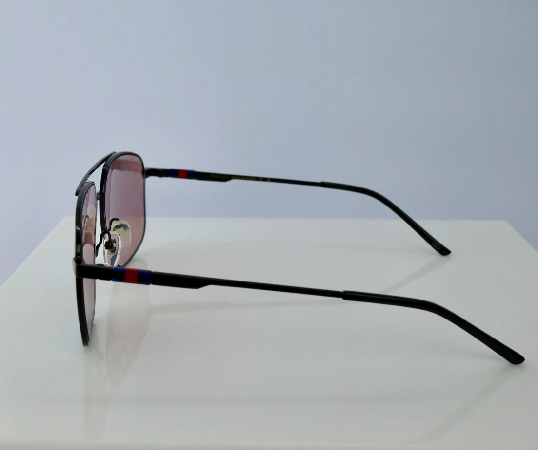 Gucci GG1676S 005 Unisex Square Sunglasses in Black with Grey Lens 100% UV