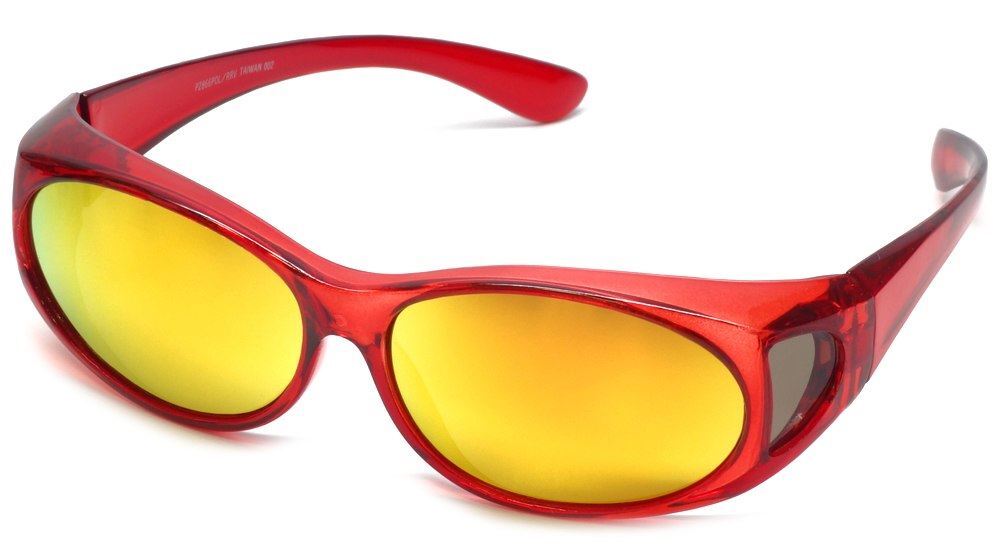 Calabria 2866 Small-Medium Polarized Fit-Over Sunglasses 8 Color Choose 5.5″x1.5