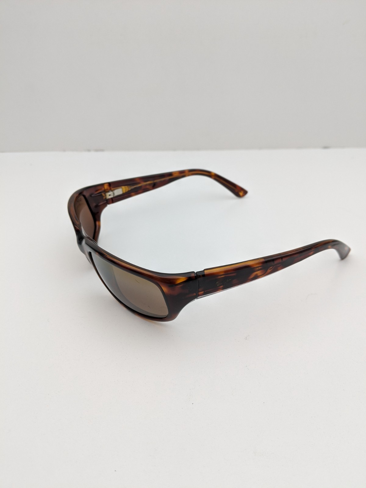 🕶️Made in Italy! Maui Jim MJ103-10 Stingray Sunglasses 55/22 129 /EUC653🕶️