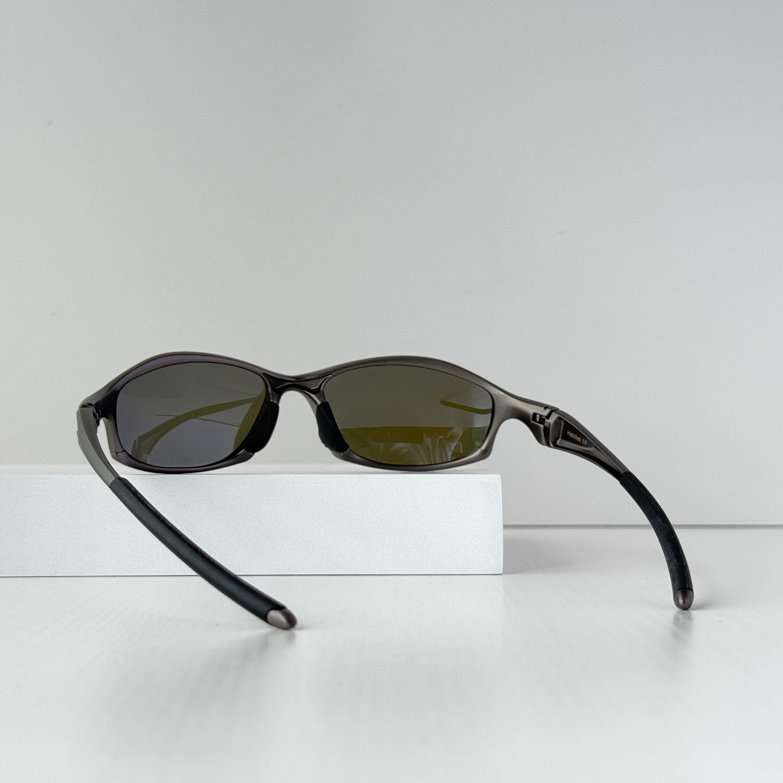 Oakley Hatchet X-Metal Sunglasses Purple Polarized Lens Vintage Y2K