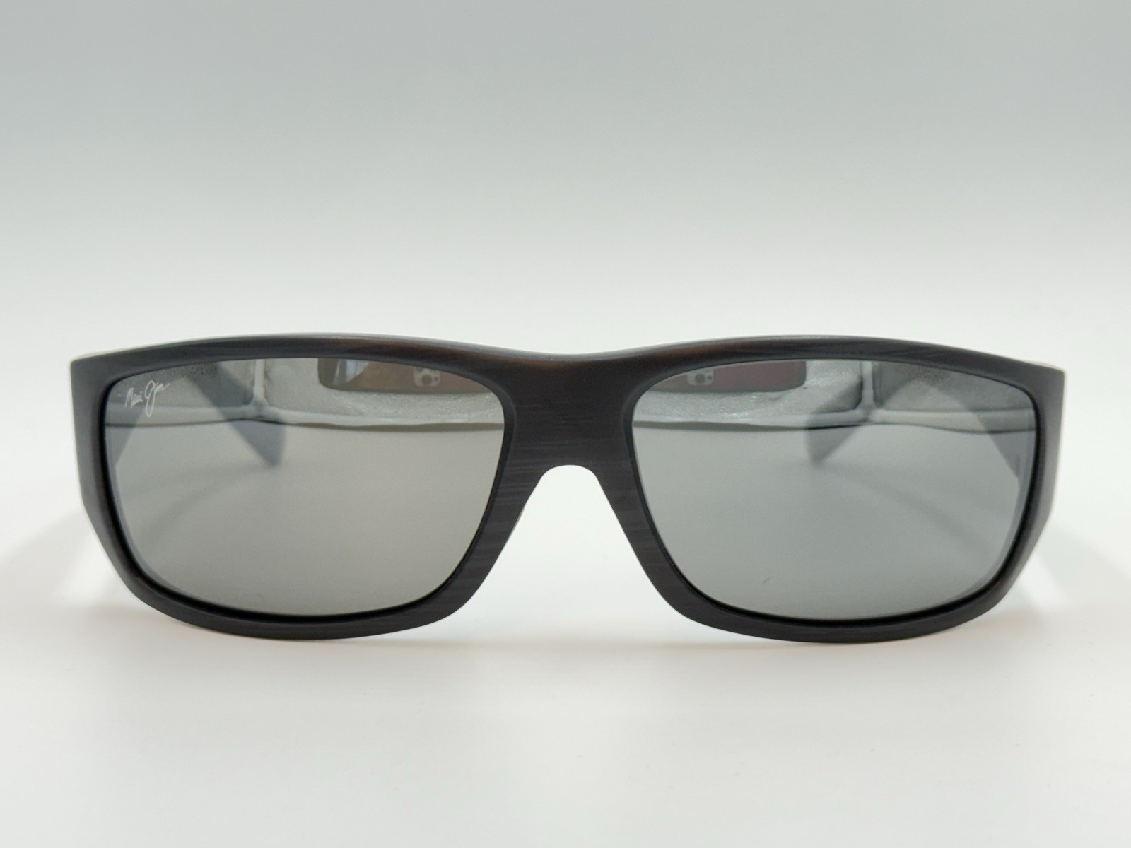 MAUI JIM WASSUP MJ123-02W Woodgrain/ Neutral gray POLARIZED AUTHENTIC ITALY