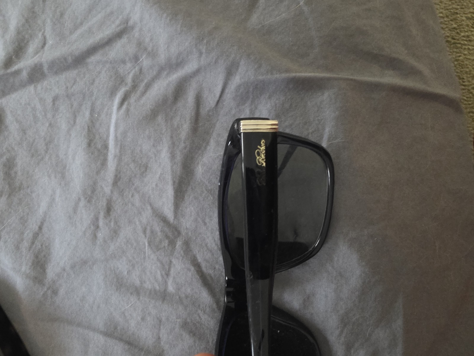 Ray-Ban RB2132 Preowned Wayfarer 901 Black 58-18-145 Sunglass Frame Italy