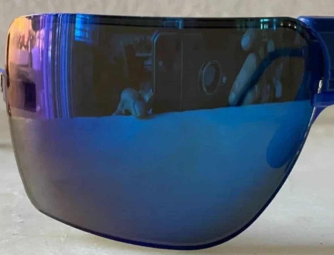 🇺🇸 1980’s Gargoyle Sunglasses 85MM – 44 Blue’s, Brian Bosworth / The – Boz !!