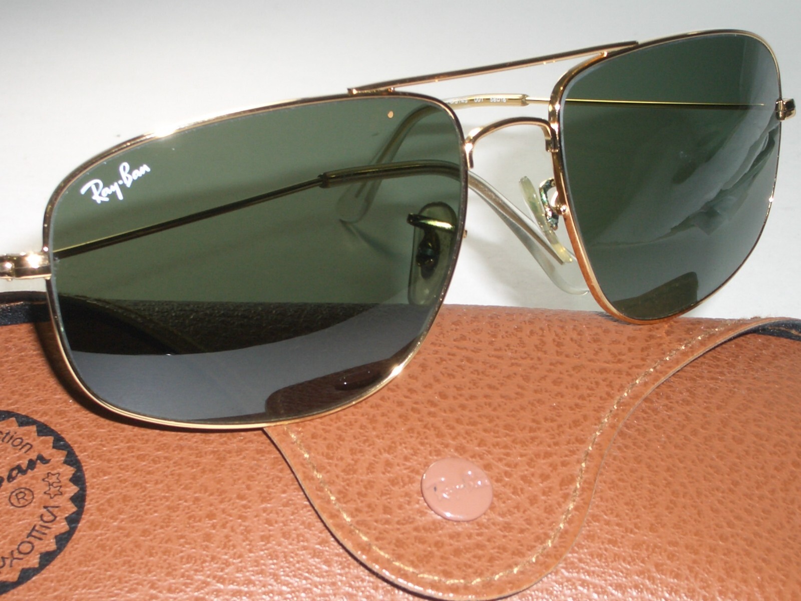 58[]16mm RAY-BAN ITALY RB3145 GEP G15 UV CRYSTAL EXPLORER AVIATOR SUNGLASSES