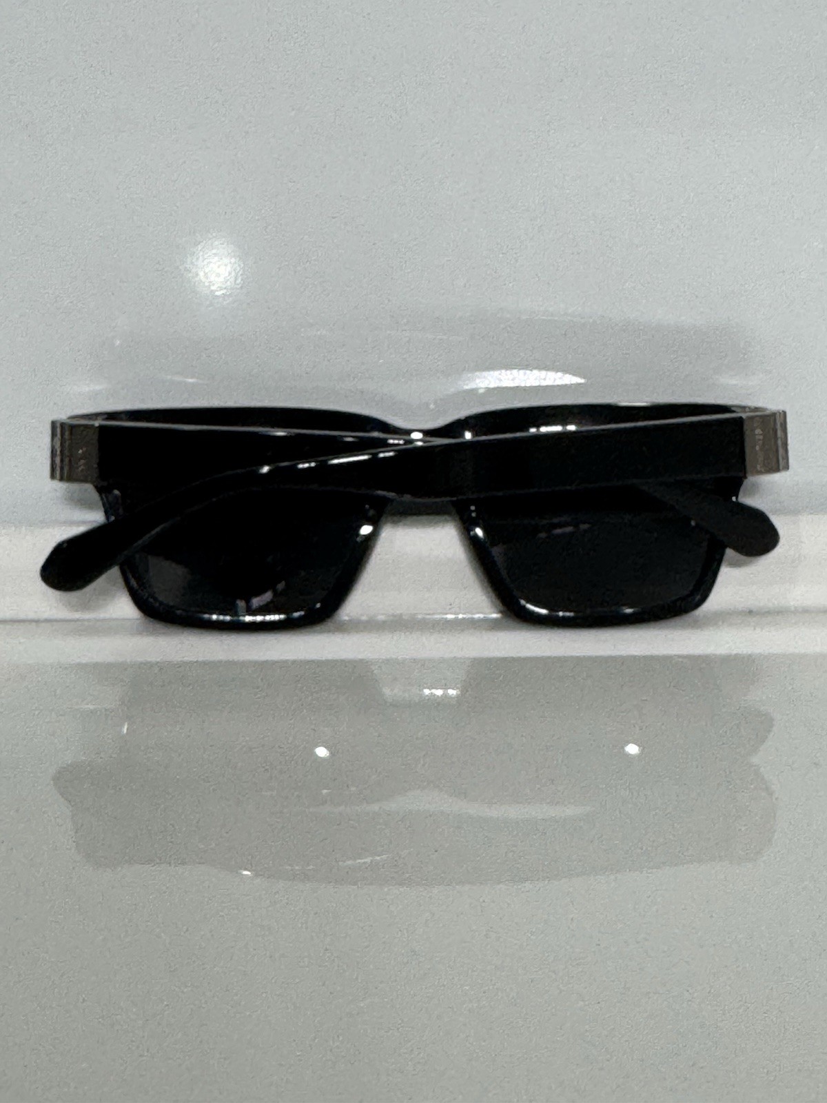 1of1 Salvatore Ferragamo SF2995 Black Chunky Acetate custom Polarized Sunglasses