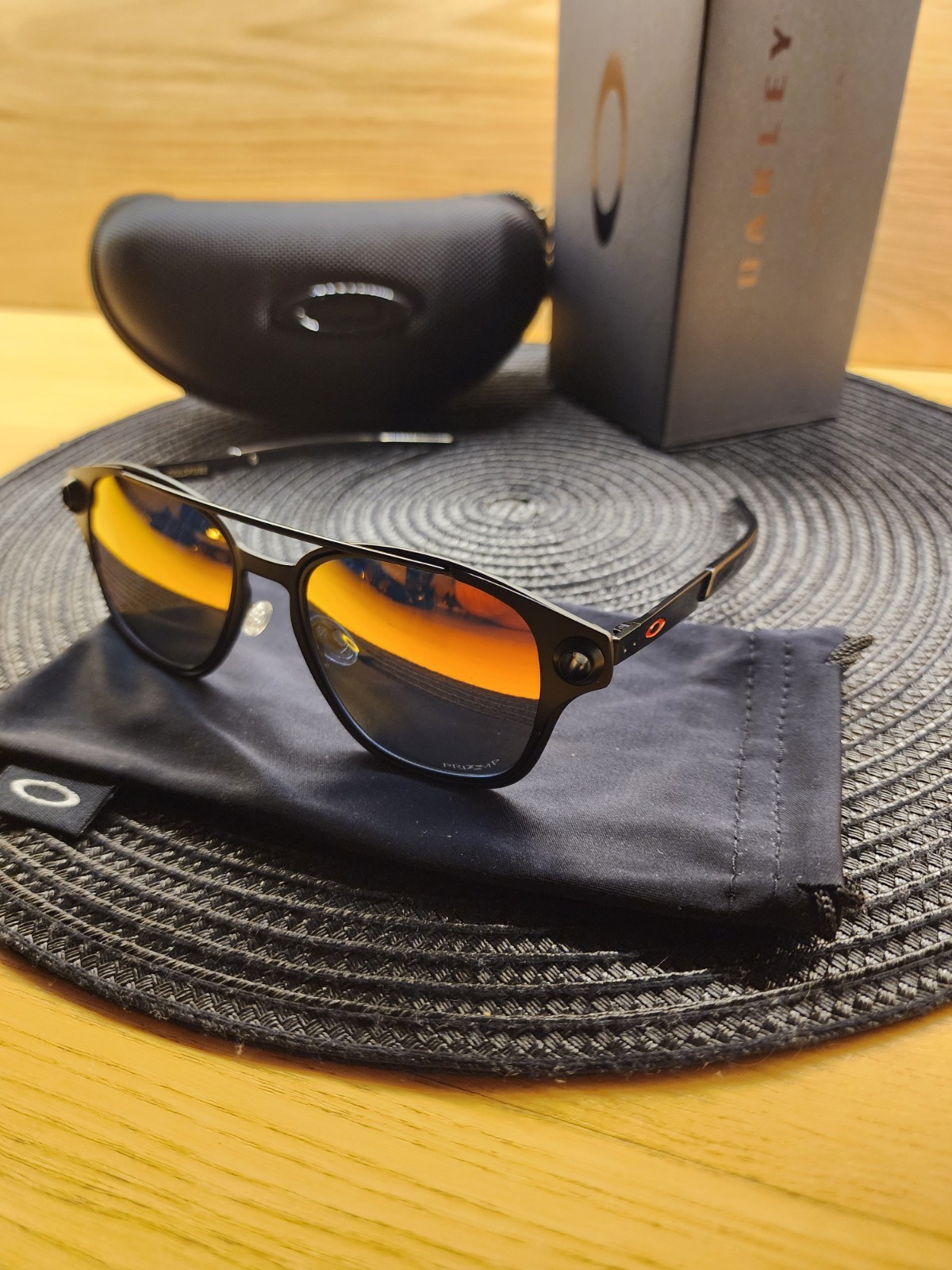 Oakley Coldfuse Black Metal Metal Frame Red Prizm Polarized Lens NEW