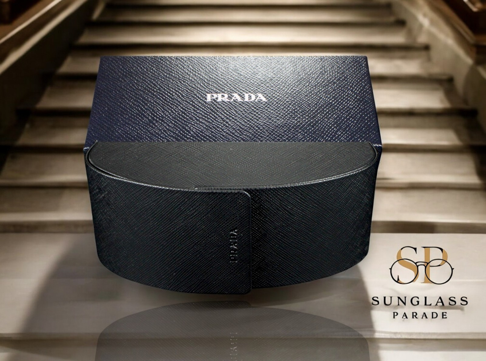 PRADA PR A16S 16K731 Black Dark Grey 52 mm Men’s Sunglasses