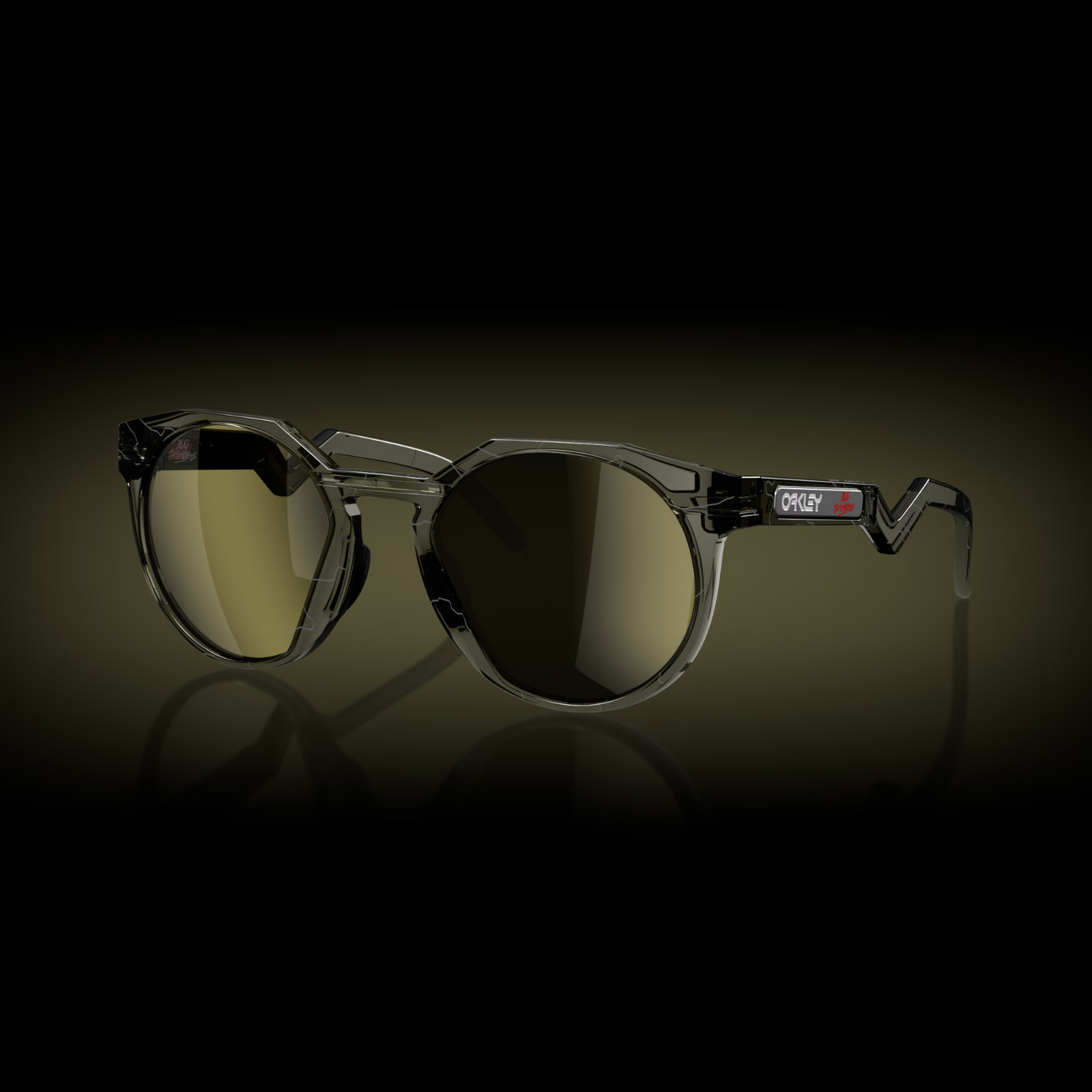 Oakley HSTN 100 Thieves Sunglasses OO9242-1952 100T Grey Smoke / PRIZM Gamin 2.0