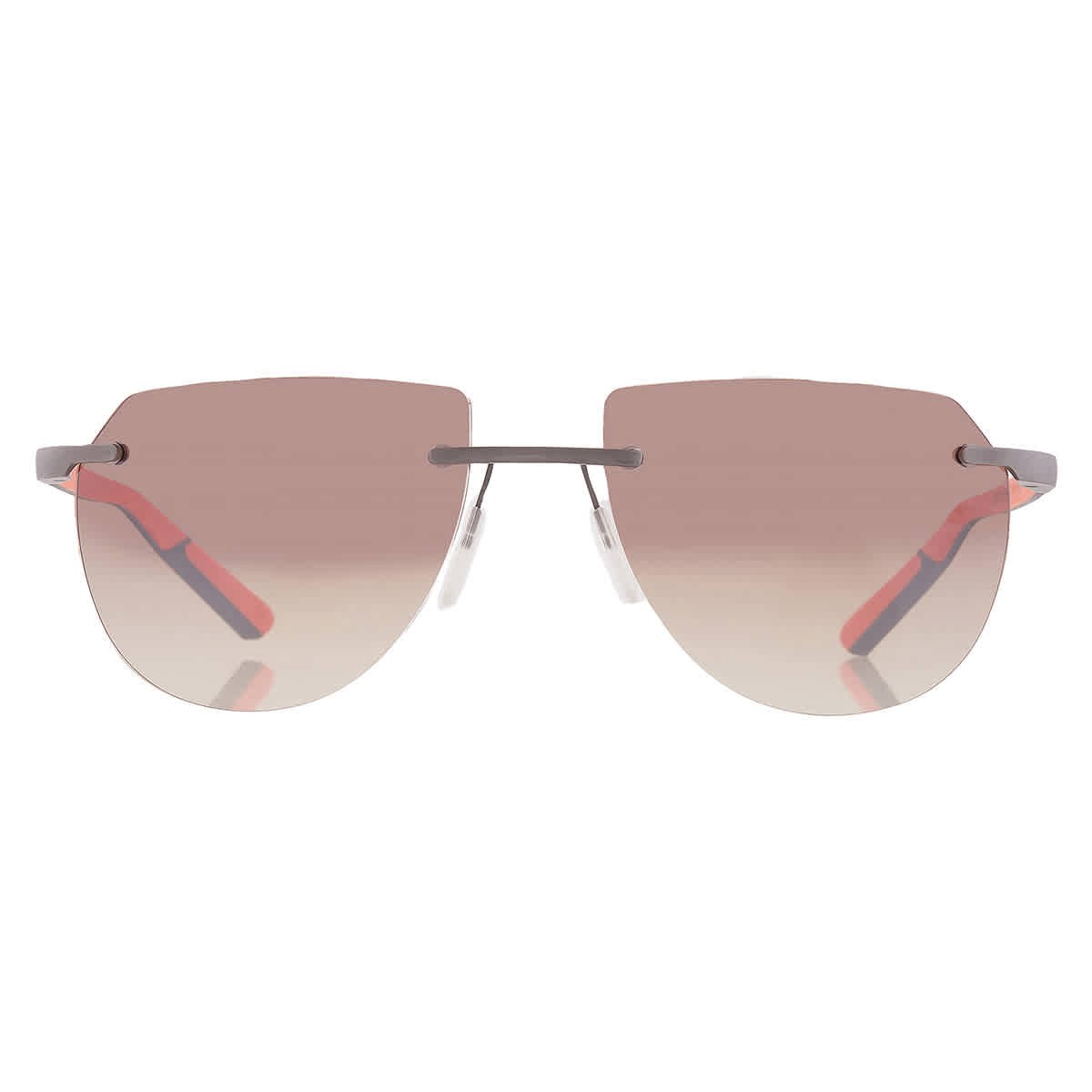 McLaren Brown Gradient Irregular Unisex Sunglasses MLMS-85S01 C03 57